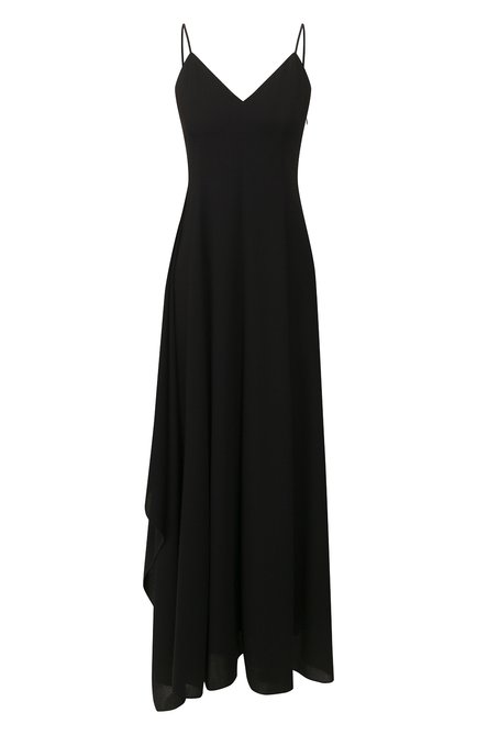 Женское шерстяное платье AMI черного цвета по цене 113500 руб., арт. E20FR101.415 | Фото 1