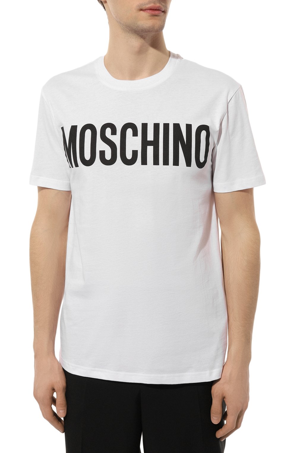 Хлопковая футболка Moschino  231ZZA0701/241 Фото 3