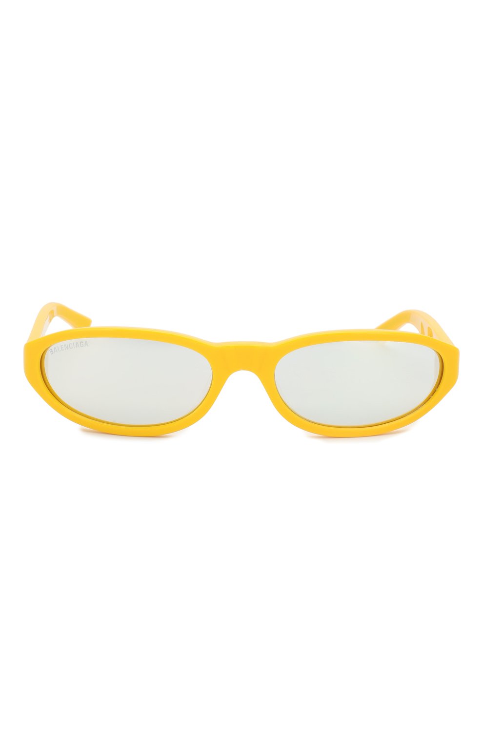 Женские солнцезащитные очки BALENCIAGA желтого цвета, арт. 570487/T0015 | Фото 3 (Материал: Пластик; Тип очков: С/з; Статус проверки: Проверено, Проверена категория; Очки форма: Овальные)