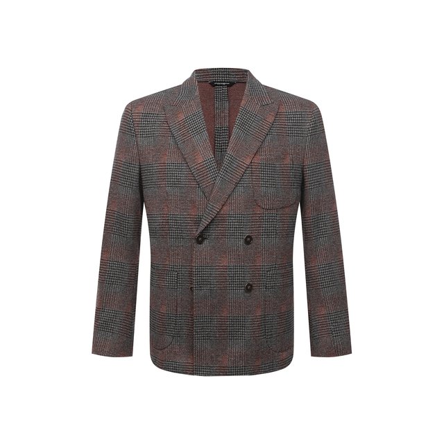 Пиджак из хлопка и вискозы Dolce & Gabbana G2PU0T/FQ7BK