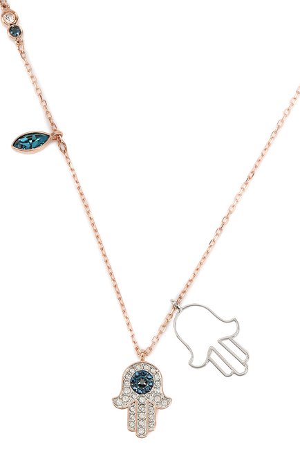 Hamsa hand deals necklace swarovski