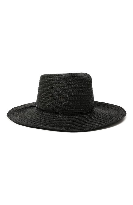 Женская шляпа ERIC JAVITS черного цвета, арт. 13978BLACK | Фото 1 (Материал: Текстиль, Синтетический материал, Пластик)