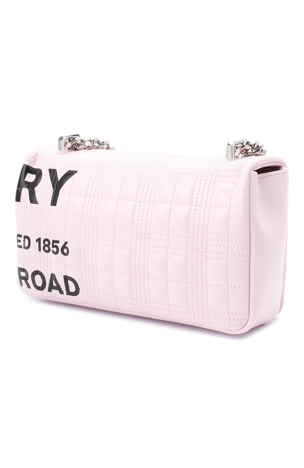 Женская сумка lola BURBERRY розового цвета, арт. 8029686 | Фото 3 (Сумки-технические: Сумки через плечо; Ремень/цепочка: На ремешке; Материал: Текстиль; Размер: small)