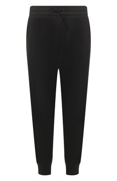Мужские джоггеры Y-3 черного цвета, арт. FN3385/M | Фото 1 (Длина (брюки, джинсы): Стандартные; Кросс-КТ: Спорт; Материал внешний: Синтетический материал; Силуэт М (брюки): Джоггеры)