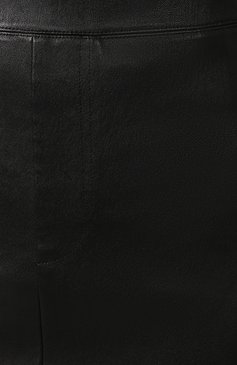 Женская кожаная мини-юбка HELMUT LANG черного цвета, арт. G09HW303 | Фото 5 (Длина Ж (юбки, платья, шорты): Мини; Женское Кросс-КТ: Юбка-одежда; Материал внешний: Натуральная кожа; Статус проверки: Проверена категория)