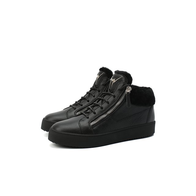 Кожаные кеды Kriss Winter Giuseppe Zanotti Design RU00019/001