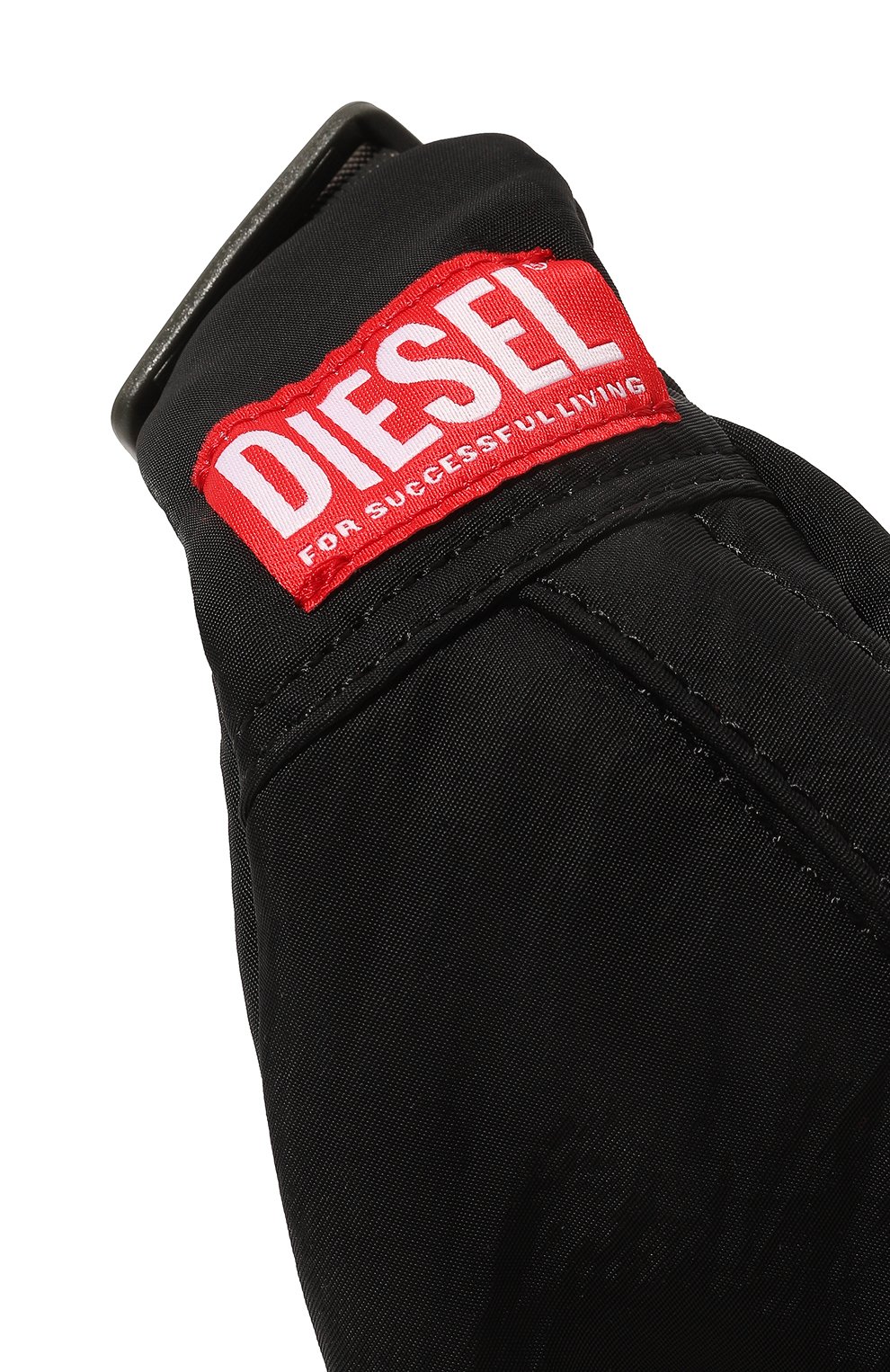 Текстильная поясная сумка Diesel X09372/P5183, цвет чёрный, размер NS X09372/P5183 - фото 3
