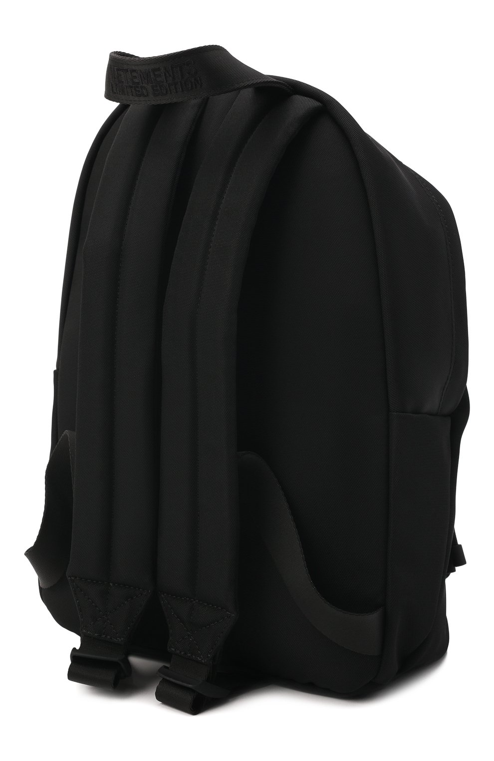 Женский рюкзак VETEMENTS черного цвета, арт. UE52BA740B 1302/W | Фото 4 (Размер: medium; Материал: Текстиль)