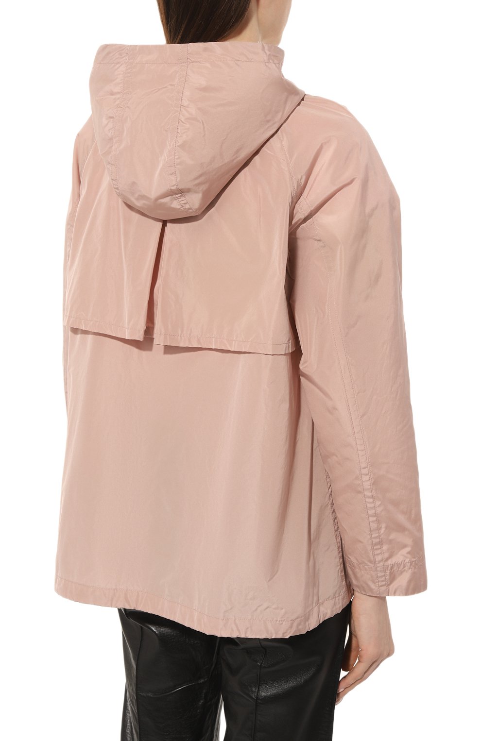 Женская куртка LORENA ANTONIAZZI светло-розового цвета, арт. E23230W16A/3266 | Фото 4 (Кросс-КТ: Куртка; Рукава: Длинные; Материал внешний: Синтетический материал; Материал сплава: Проставлено; Драгоценные камни: Проставлено; Длина (верхняя одежда): Короткие; Стили: Кэжуэл)
