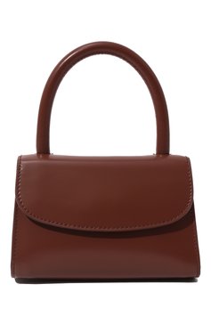 Женская сумка mini BY FAR коричневого цвета, арт. 22CRMINATCWSMA | Фото 1 (Сумки-технические: Сумки через плечо, Сумки top-handle; Материал: Натуральная кожа; Размер: mini; Ремень/цепочка: На ремешке)