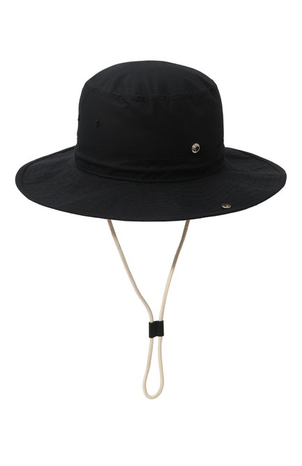 Женская шляпа JIL SANDER темно-синего цвета, арт. J40TC0006/J45039 | Фото 1 (Материал сплава: Проставлено; Материал: Текстиль, Хлопок; Нос: Не проставлено)