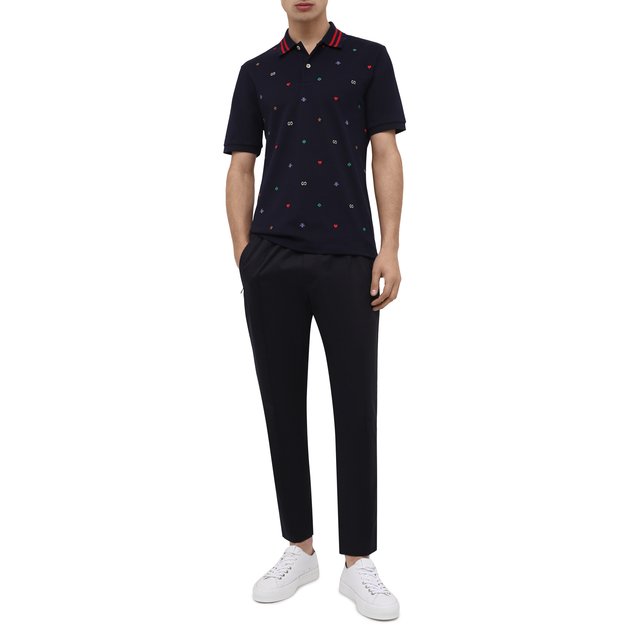 Хлопковые брюки Dolce & Gabbana  GYACET/FUFJR Фото 2