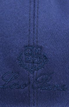 Детская кашемировая бейсболка LORO PIANA синего цвета, арт. FAF4334 | Фото 3 (Материал: Текстиль, Кашемир, Шерсть; Статус проверки: Проверена категория)
