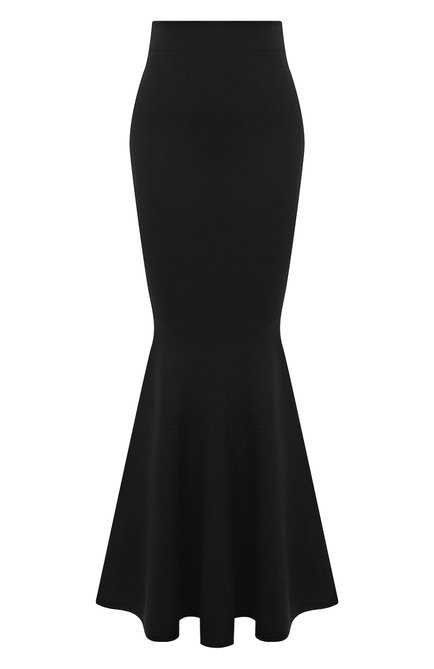 Женская шерстяная юбка NINA RICCI черного цвета по цене 115000 руб., арт. 23AMJU023ML0528 | Фото 1