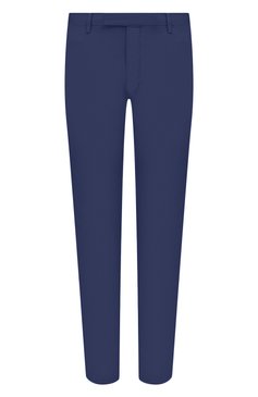 Мужские хлопковые брюки POLO RALPH LAUREN синего цвета, арт. 710644988 | Фото 1 (Силуэт М (брюки): Чиносы; Длина (брюки, джинсы): Стандартные; Случай: Повседневный; Материал внешний: Хлопок; Стили: Кэжуэл)