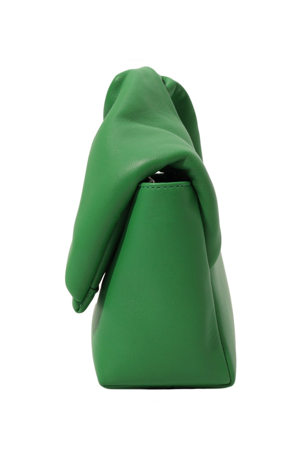 Женская сумка twister medium JW ANDERSON зеленого цвета, арт. HB0442-LA0088 | Фото 4 (Сумки-технические: Сумки top-handle; Размер: medium; Материал: Натуральная кожа; Материал сплава: Проставлено; Драгоценные камни: Проставлено)