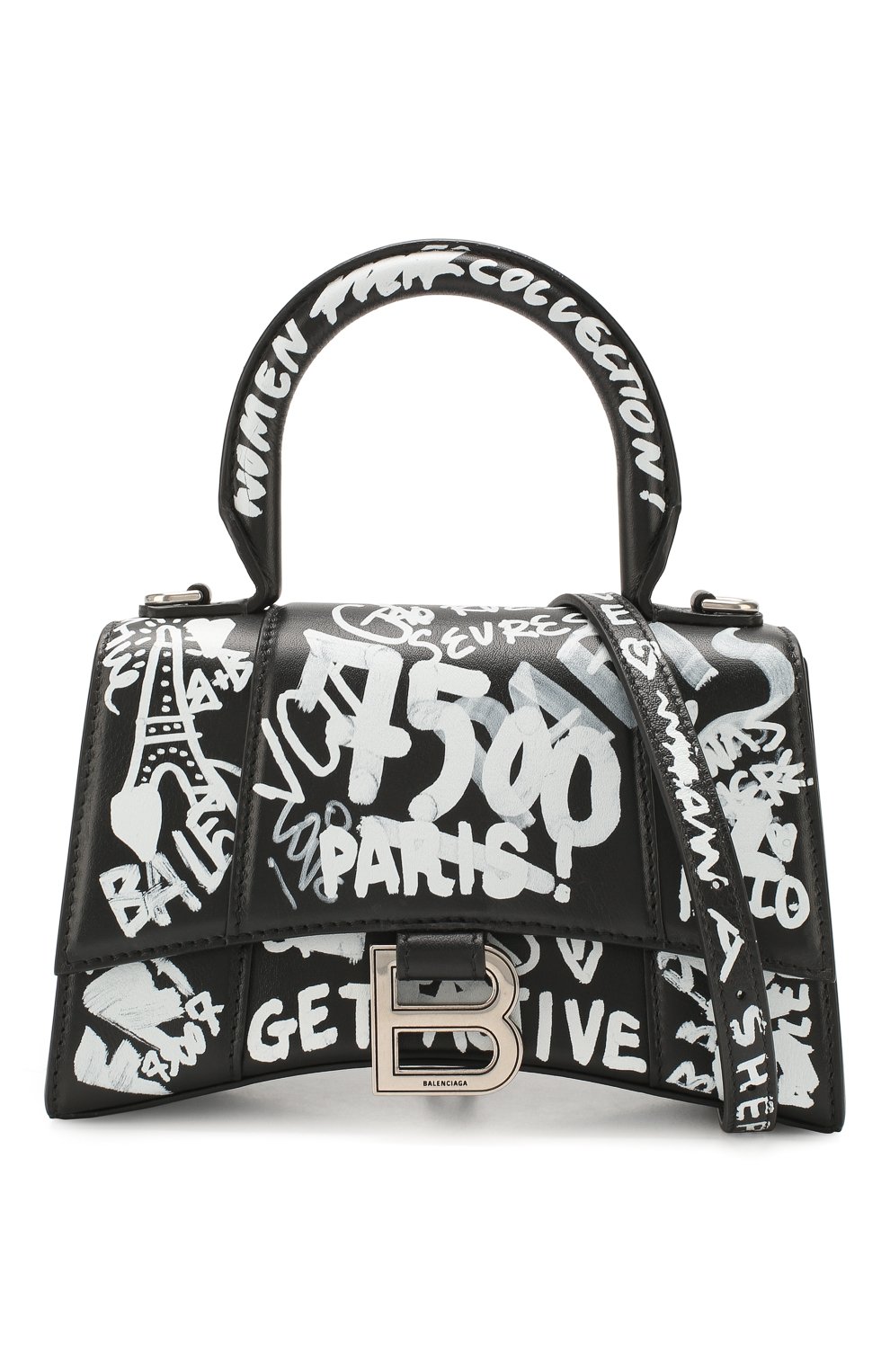 Balenciaga hourglass cheap graffiti bag