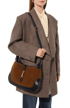 Женская сумка jackie 1961 medium GUCCI коричневого цвета, арт. 636710 2S8AG | Фото 2 (Сумки-технические: Сумки top-handle; Размер: medium; Материал: Текстиль)