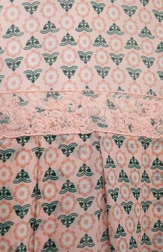 Детское платье из вискозы ERMANNO SCERVINO розового цвета, арт. ESFAB023 GAS03 WS005/XXS-S | Фото 3 (Рукава: Короткие; Случай: Повседневный; Региональные ограничения белый список (Axapta Mercury): RU; Материал внешний: Вискоза; Девочки Кросс-КТ: Платье-одежда; Материал подклада: Хлопок; Ростовка одежда: 10 - 11 лет | 140 - 146см, 8 лет | 128 см, 6 лет | 116 см)