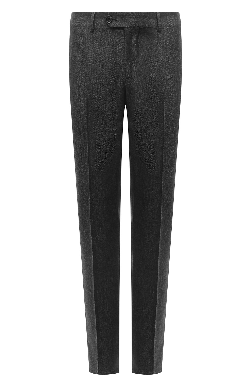 Мужские шерстяные брюки BRUNELLO CUCINELLI се рого цвета, арт. ML476B1770 | Фото 1 (Материал внешний: Шерсть; Длина (брюки, джинсы): Стандартные; Случай: Повседневный; Материал сплава: Проставлено; Драгоценные камни: Проставлено; Стили: Кэжуэл)