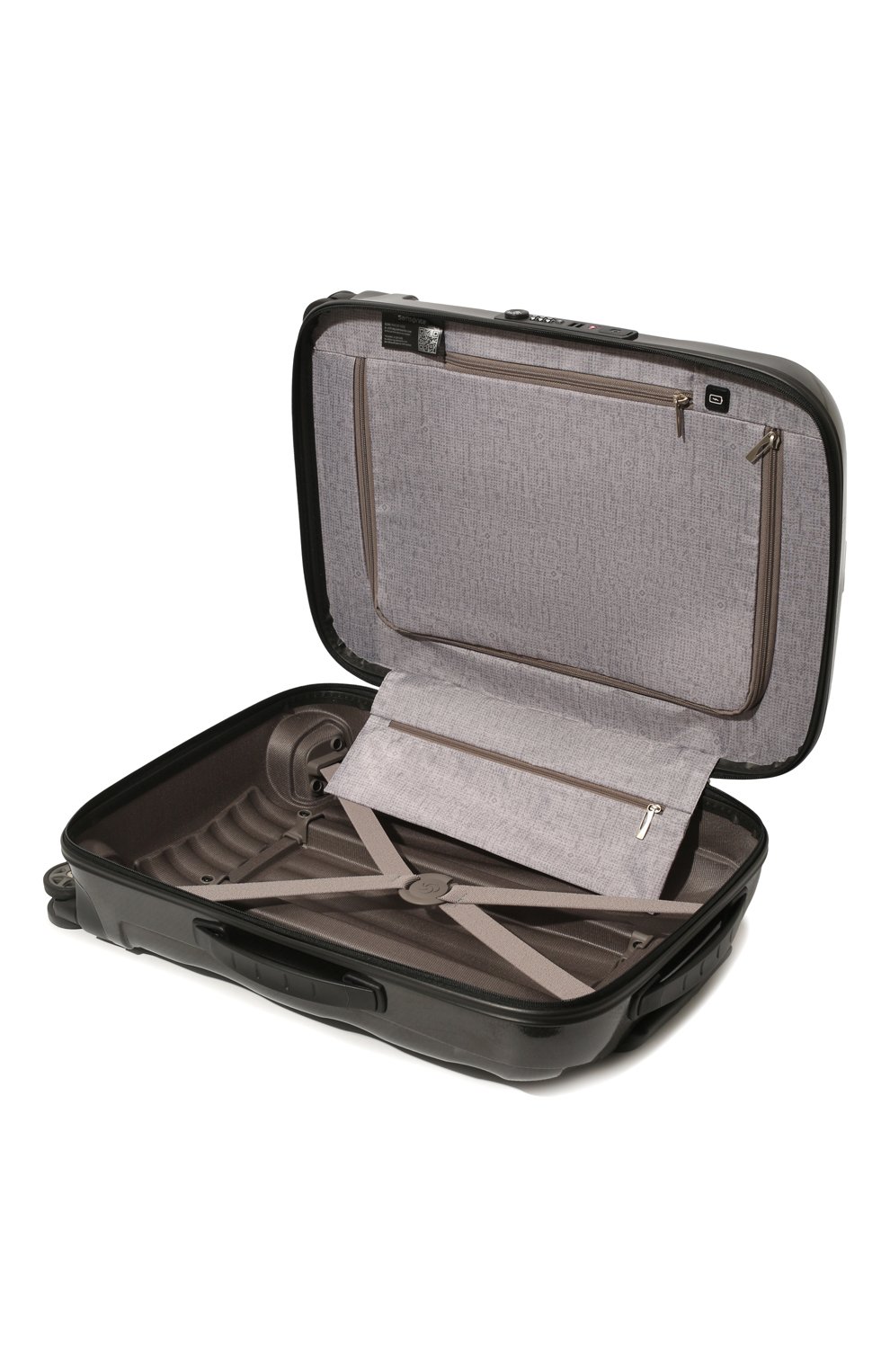Мужской дорожный чемодан c-lite spinner SAMSONITE черного цвета, арт. CS2-09002 | Фото 3 (Материал: Пластик; Размер: large; Ограничения доставки: oversized)