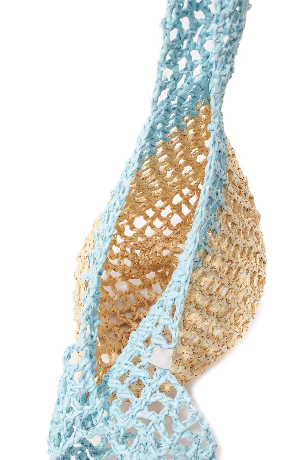 Женский сумка-тоут NANNACAY бежевого цвета, арт. 1587_185 | Фото 5 (Сумки-технические: Сумки-шопперы; Размер: medium; Материал сплава: Проставлено; Материал: Растительное волокно; Драгоценные камни: Проставлено)