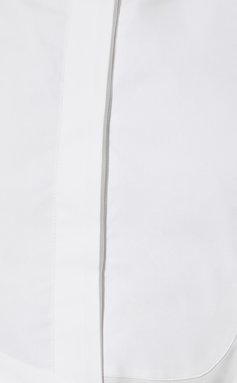 Женская хлопковая блузка LA NEIGE белого цвета, арт. #COL-23-NS | Фото 5 (Принт: Без принта; Длина (для топов): Стандартные; Материал сплава: Проставлено; Материал внешний: Хлопок; Драгоценные камни: Проставлено; Женское Кросс-КТ: Блуза-одежда; Стили: Кэжуэл)