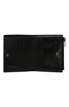 Мужской кожаное портмоне SAINT LAURENT черного цвета, арт. 575726/BTY0U | Фото 3 (Материал: Натуральная кожа; Материал сплава: Проставлено; Нос: Не проставлено)