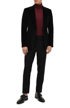 Мужские кожаные монки DOLCE & GABBANA черного цвета, арт. A10644/A1203 | Фото 2 (Материал внутренний: Натуральная кожа; Стили: Классический; Длина стельки: 25,7, 26,1, 26,5, 26,9, 27,3, 28,1, 28,5, 27,7, 28,9, 29,3, 25,3)