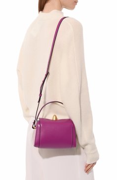Женская сумка phoenix NEOUS фуксия цвета, арт. 00026A01 | Фото 2 (Сумки-технические: Сумки top-handle; Материал: Натуральная кожа; Размер: mini; Ремень/цепочка: На ремешке)