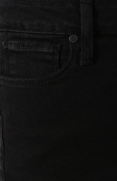Женские джинсовые шорты PAIGE черного цвета, арт. 2800298-1106 | Фото 5 (Женское Кросс-КТ: Шорты-одежда; Кросс-КТ: Деним; Длина Ж (юбки, платья, шорты): Мини; Материал внешний: Хлопок; Статус проверки: Проверено; Стили: Кэжуэл)