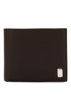 Мужской кожаное портмоне DUNHILL темно-коричневого цвета, арт. DU19F2320AR | Фото 1 (Материал: Натуральная кожа; Статус проверки: Проверено, Проверена категория)