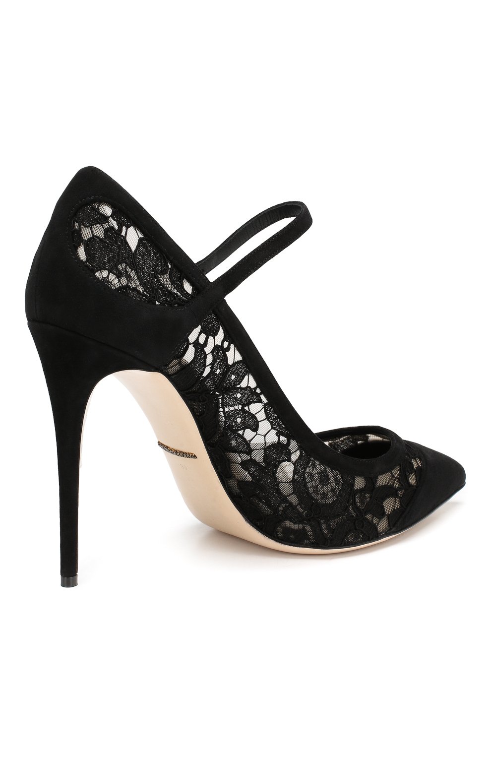 Женские черные текстильные туфли mary jane DOLCE & GABBANA купить в ...