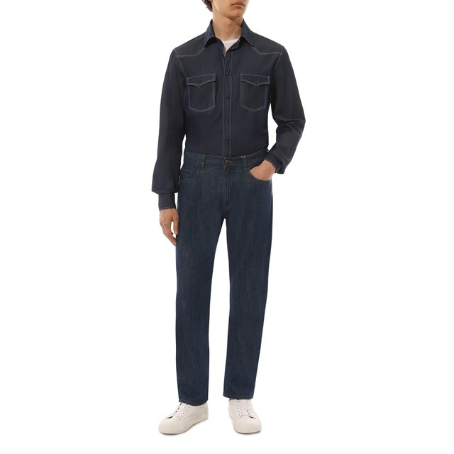 фото Хлопковая рубашка corneliani