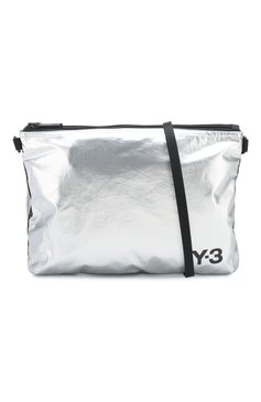 Мужская текстильная сумка Y-3 серебряного цвета, арт. FT9910/M | Фото 5 (Размер: medium; Ремень/цепочка: На ремешке; Материал: Текстиль; Стили: Спорт)