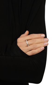 Женское кольцо LEVASHOVAELAGINA серебряного цвета, арт. Кольцо smile | Фото 2 (Материал: Кристаллы, Металл; Региональные ограничения белый список (Axapta Mercury): Не проставлено; Нос: Не проставлено)