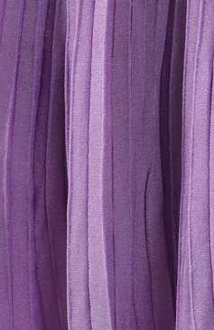 Женская юбка NERVURE сиреневого цвета, арт. 2700F | Фото 5 (Женское Кросс-КТ: юбка-плиссе, Юбка-одежда; Материал внешний: Синтетический материал, Полиэстер; Длина Ж (юбки, платья, шорты): До колена; Статус проверки: Проверено, Проверена категория)