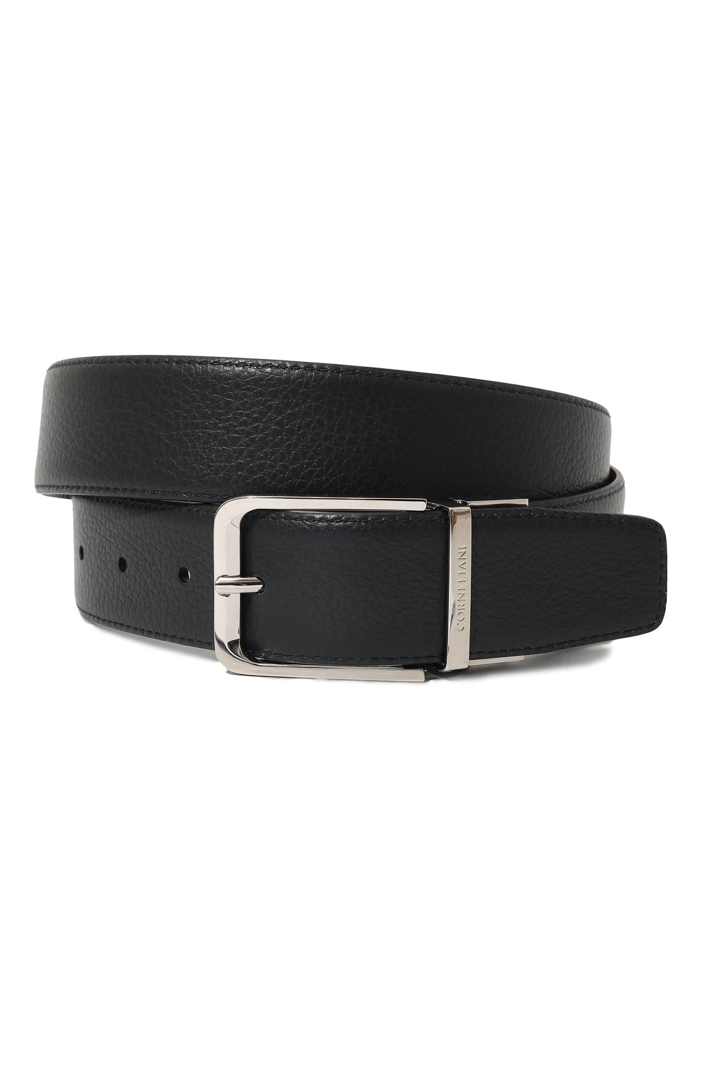Мужской двусторонний ремень CORNELIANI черного цвета, арт. 92V305-3820849 | Фото 6 (Материал: Натуральная кожа; Материал сплава: Проставлено; Нос: Не проставлено; Случай: Формальный)