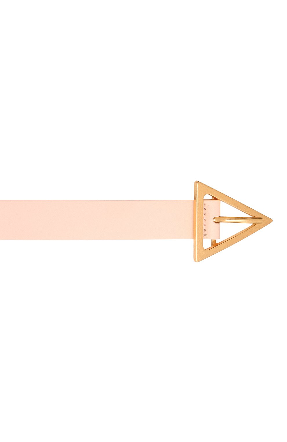 Женский кожаный ремень triangle BOTTEGA VENETA светло-розового цвета, арт. 609275/VMAU1 | Фото 4 (Материал: Натуральная кожа; Материал сплава: Проставлено; Нос: Не проставлено)