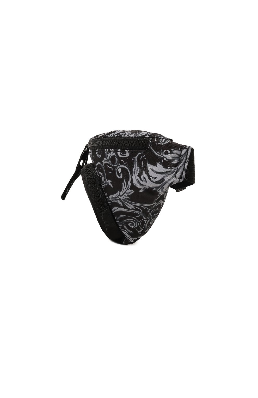 Мужская текстильная поясная сумка VERSACE JEANS COUTURE черного цвета, арт. 74YA4B72/ZS588 | Фото 4 (Случай: Повседневный; Размер: medium; Стили: Спорт-шик; Материал: Текстиль)