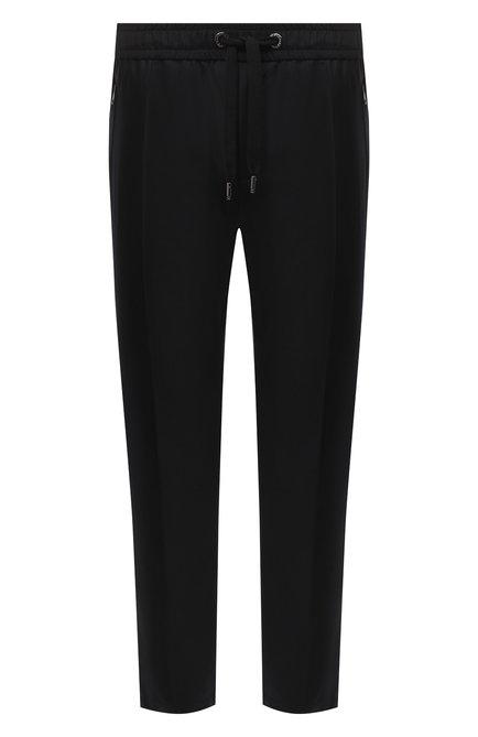 Мужские шерстяные брюки DOLCE & GABBANA черного цвета по цене 83750 руб., арт. GYACET/FU2Z9 | Фото 1