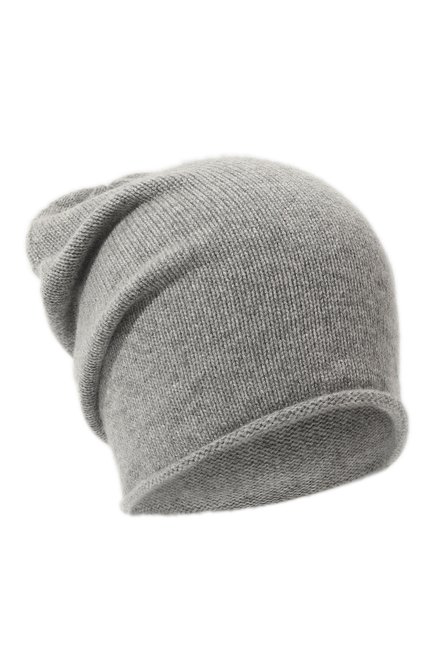 Мужская кашемировая шапка ALLUDE серого цвета, арт. 235/11246 | Фото 1 (Материал сплава: Проставлено; Материал: Текстиль, Кашемир, Шерсть; Нос: Не проставлено)