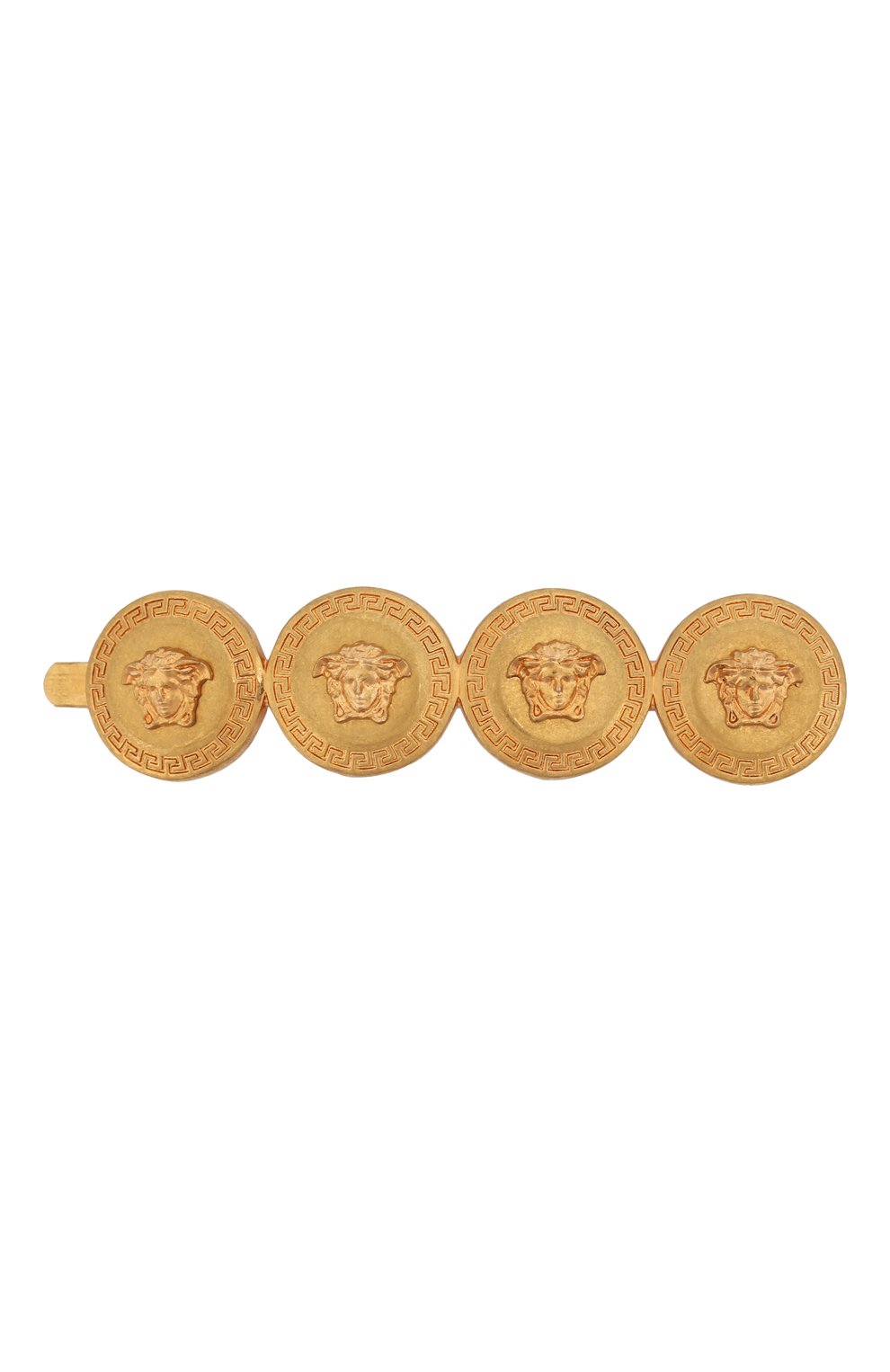 Женская заколка для волос medusa tribute VERSACE золотого цвета, арт. DGVG419/DJMT | Фото 1 (Материал: Металл; Статус проверки: Проверена категория)