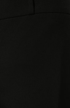 Женские шерстяные брюки SAINT LAURENT черного цвета, арт. 512293/Y239W | Фото 5 (Материал внешний: Шерсть; Длина (брюки, джинсы): Стандартные; Женское Кросс-КТ: Брюки-одежда; Силуэт Ж (брюки и джинсы): Прямые; Материал сплава: Проставлено, Проверено; Статус проверки: Проверено, Проверена категория; Драгоценные камни: Проставлено)