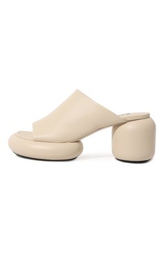 Женские кожаные мюли JIL SANDER кремвого цвета, арт. J15WP0072/P5269 | Фото 4 (Подошва: Платформа; Каблук высота: Высокий; Региональные ограничения белый список (Axapta Mercury): Не проставлено; Материал внутренний: Натуральная кожа; Материал сплава: Проставлено; Нос: Не проставлено; Каблук тип: Устойчивый; Драгоценные камни: Проставлено)