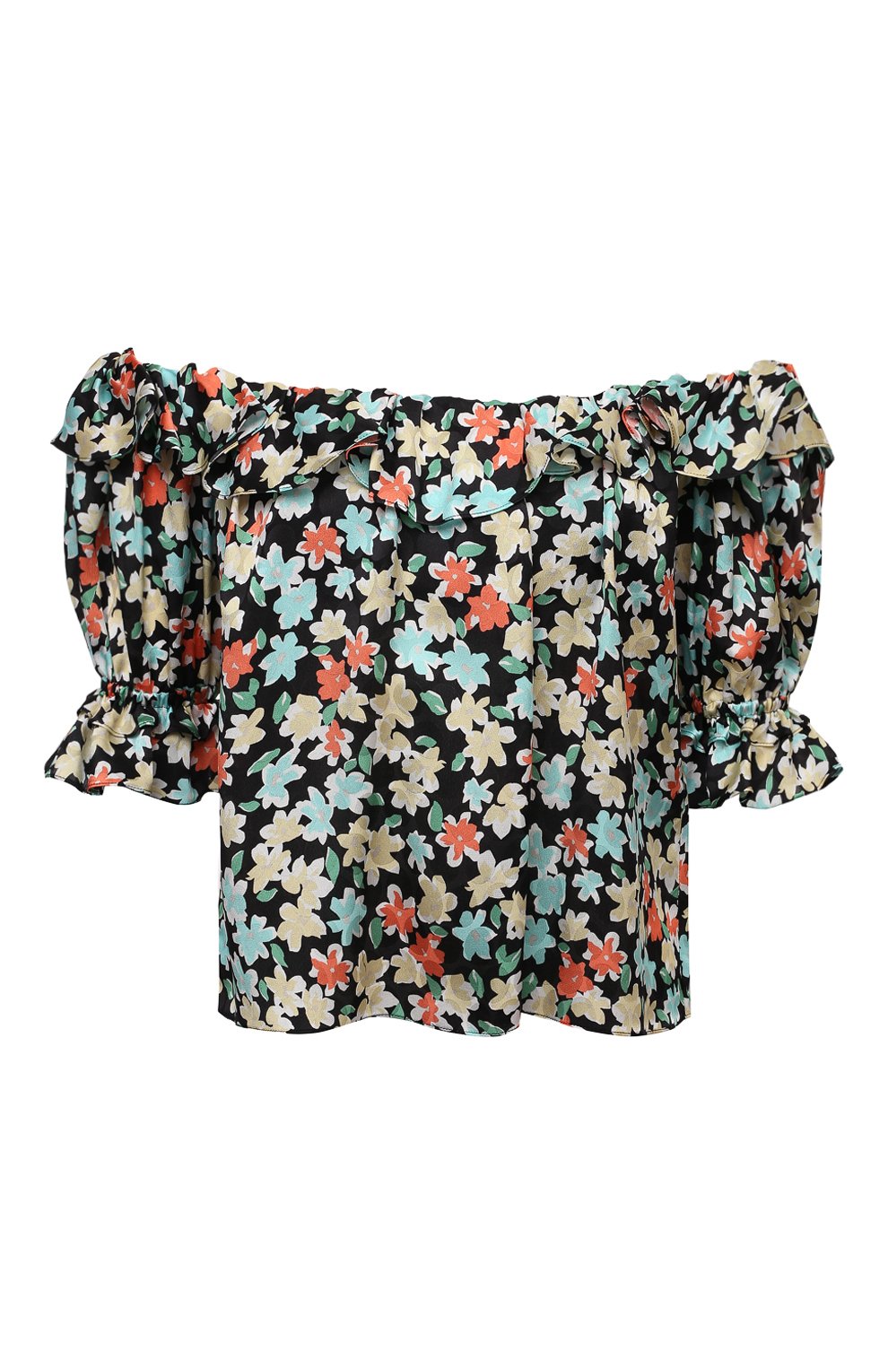 Шелковая блузка Saint Laurent 646229/Y5C61