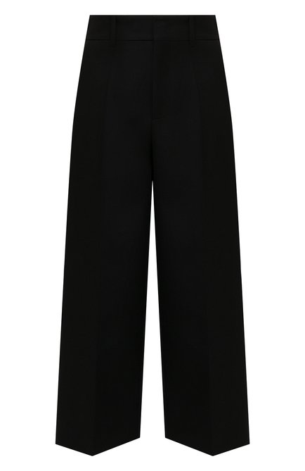 Женские шерстяные брюки VALENTINO черного цвета по цене 133500 руб., арт. WB0RB4J56LR | Фото 1