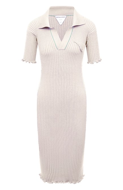 Женское шерстяное платье BOTTEGA VENETA белого цвета по цене 118500 руб., арт. 656278/V0QZ0 | Фото 1