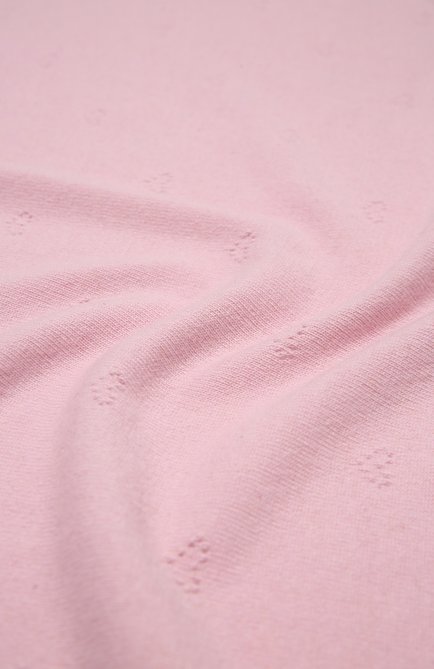 Детского плед детский WOOL&COTTON розового цвета, арт. KMLPL-s | Фото 2 (Материал: Текстиль, Шерсть, Кашемир)