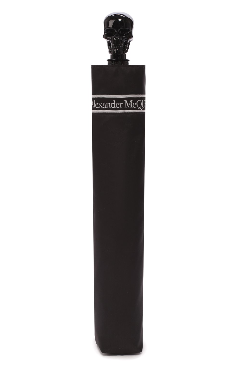 Мужской складной зонт ALEXANDER MCQUEEN черного цвета, арт. 557708/4A37Q | Фото 4 (Материал: Текстиль, Синтетический материал; Статус проверки: Проверена категория)